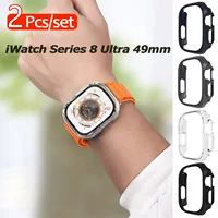Подходит для Apple 8 поколения Ultra Watch iwatch8PC интегрированная закаленная пленка/полый корпус 49 мм интегрированная пленка