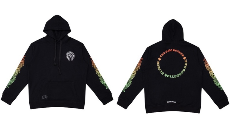 24ss年新款高品质Chrome Hearts 马蹄十字架连帽拉链卫衣工厂批发|undefined