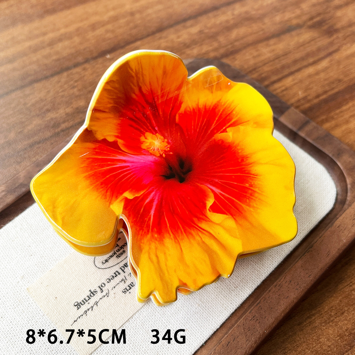 Ácido acético imitación de 10 cm nuevo imitación Fusarium flores clip de pelo vacaciones de turismo de playa fotos flores creativas DIY