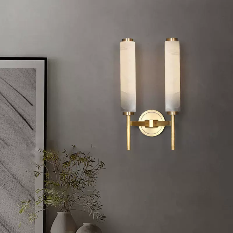 现代轻奢云石壁灯酒店客厅卧室玄关过道室内床头简约led装饰壁灯