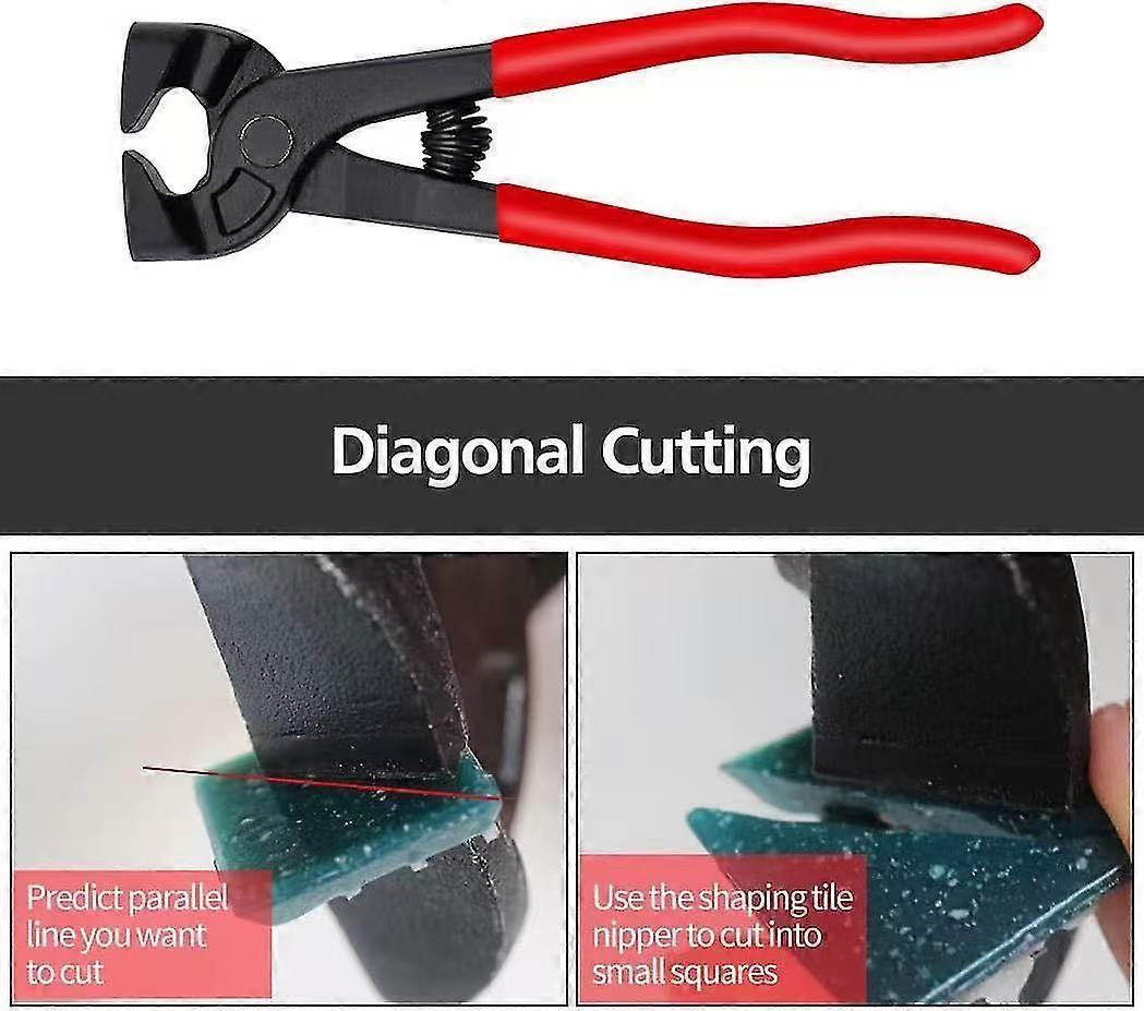 Alicates de corte de azulejos de vidrio de mosaico, alicates de azulejos, cortadores de azulejos manuales.