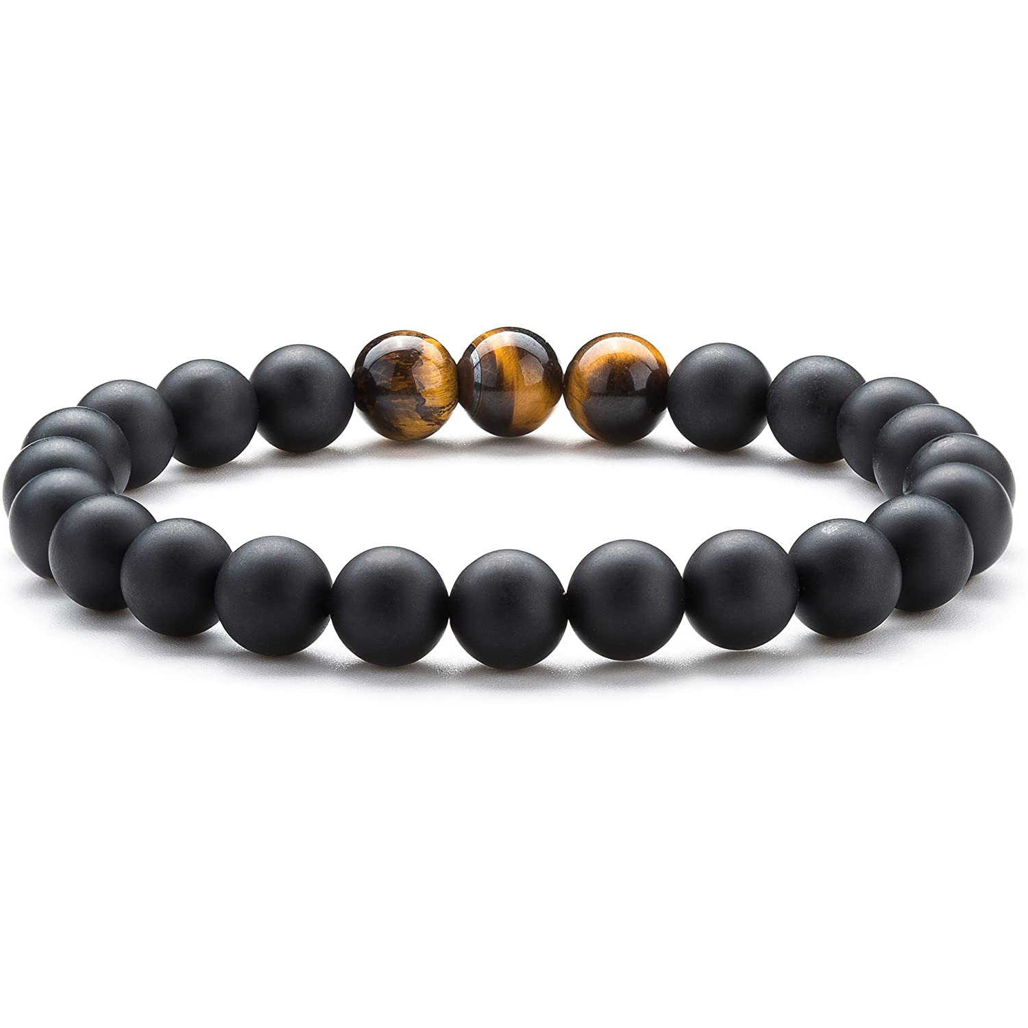 Beaded Design Fashion Geometric Natural Stone Beaded Bracelets