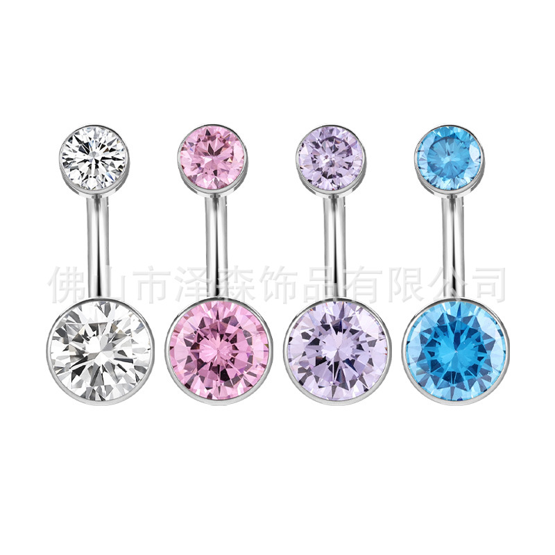 Pointed titanium steel lip stud product view
