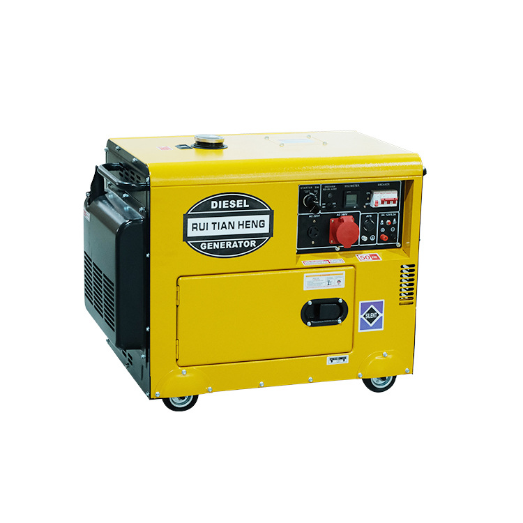 Venta directa de fábrica 3-5KW silencioso generador diesel portátil de bajo ruido fuente de alimentación de emergencia doméstica