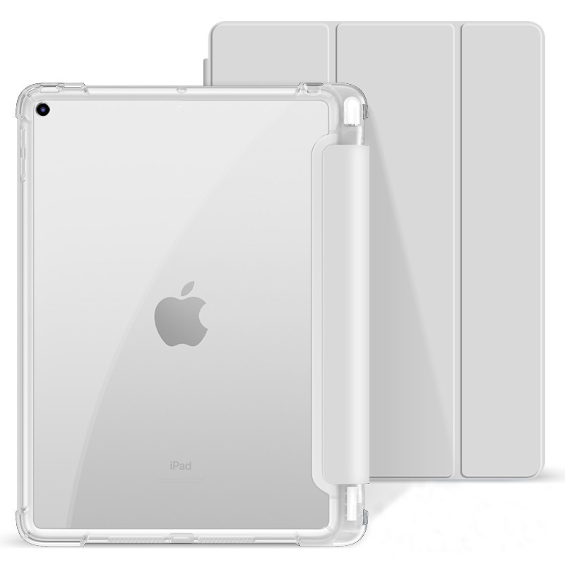 Aplicable para iPad7 5 generación triple plegable hibernación TPU bolígrafo estuche todo incluido A16 / pro11 estuche de placa plana