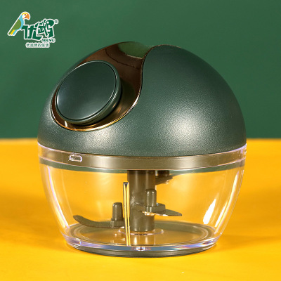 家用捣蒜器手动蒜泥器 小旋风拉蒜器 手动搅碎机打蒜蓉器批发|ms