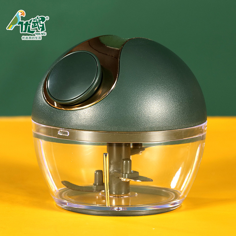 家用捣蒜器手动蒜泥器 小旋风拉蒜器 手动搅碎机打蒜蓉器批发|ms