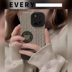 Applicable for iPhone 12/13 Pro Max and Apple iPhone 11, cute little bear English phone case, factory dropshipping