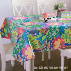 外贸台布peva桌布结婚派对桌布防水防污防油复合贴棉1