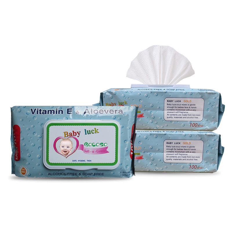 Toallitas húmedas de venta directa de fábrica, toallitas húmedas especiales para bebés y bebés, 5 paquetes, 10 paquetes, una pieza