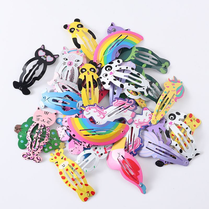 Molinhas de cabelo com animais em esmalte para meninas princesa_voghion.com