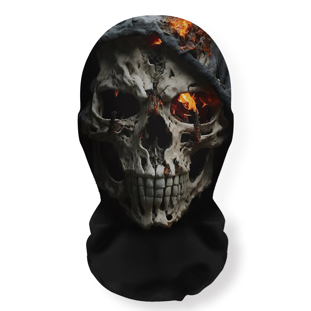 Cross-border Halloween Skull Series props parodia máscaras cubierta de cabeza nuevos productos spot todo el rostro protector solar extraño