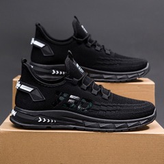 2024春夏季男鞋新款網面透氣運動鞋時尚百搭休閒男鞋跨境大碼潮鞋