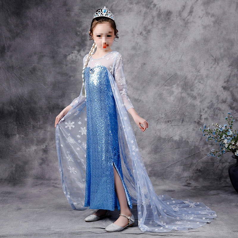 Маленький костюм принцессы, летнее платье, юбка девочки, “Frozen”