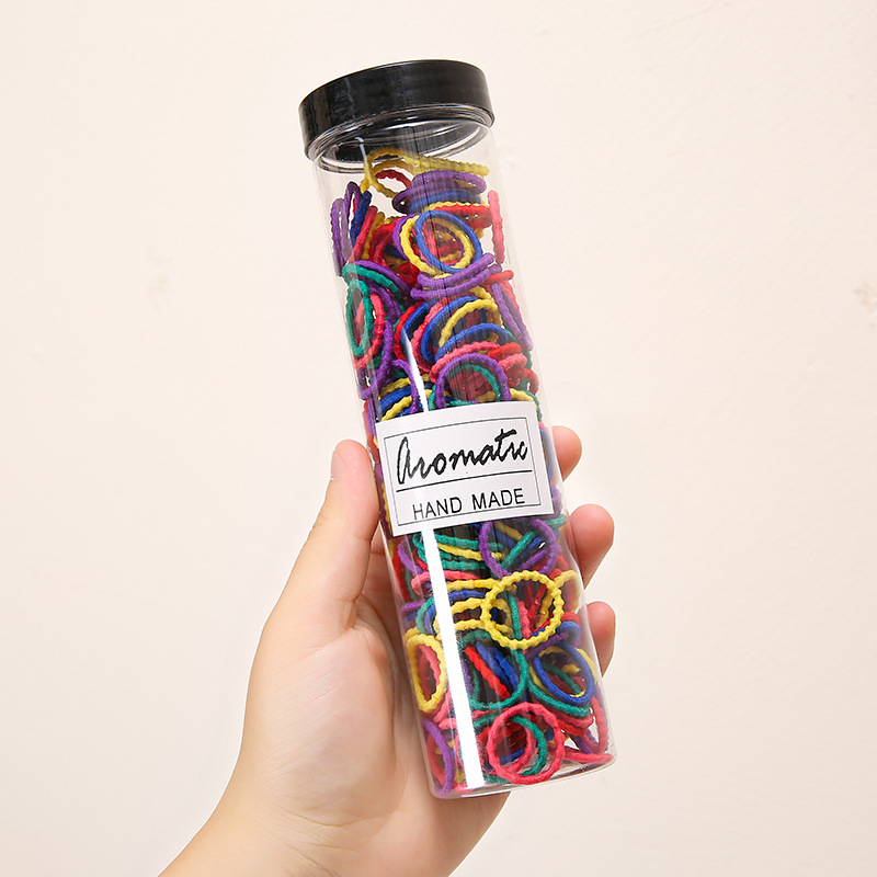 Korean version of children's candy color small hair rope elastic good ...