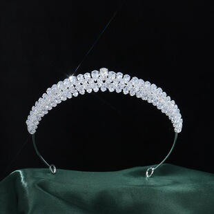 W 22544 Zircon Crown Wedding Accessories ȫ�ʯ����ʹ�