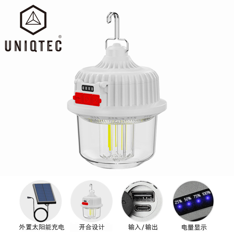 lámpara de calle solar al aire libre lámpara de patio carga led gran lámpara de emergencia al aire libre iluminación doméstica