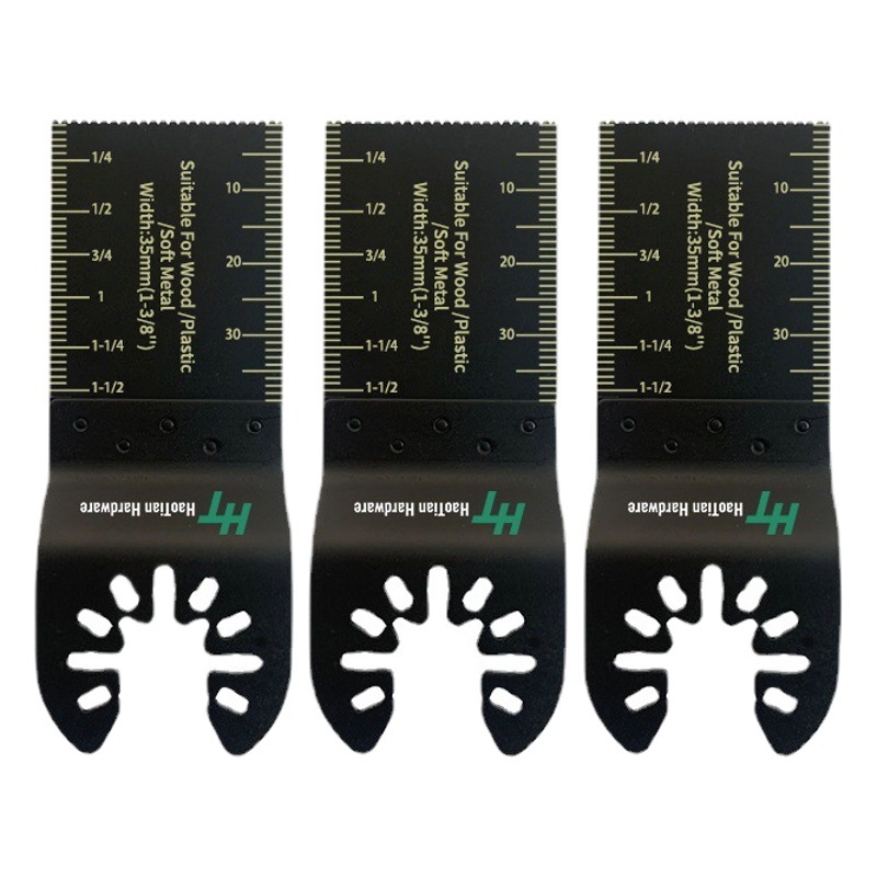 Hoja de sierra recta de acero al carbono 34mm/hoja de sierra universal/hoja de sierra oscilante/hoja de sierra multifuncional/accesorios de sierra universales