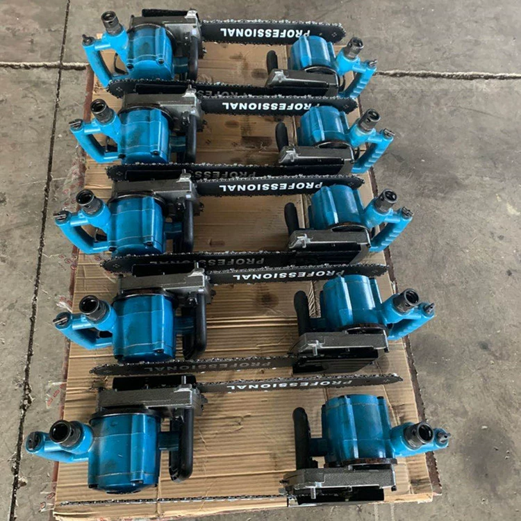 Пневматическая цепная пила для шахты Чжунюй JQL-405 пневматическая бензопила для шахты Ручная пневматическая цепная пила