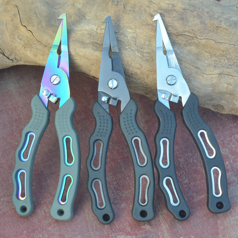 Luya Pliers Hook-off Pliers Fish Control Fishing Shear Fishing Tools Sea Fishing Wire Cutting Pliers Aluminum Alloy Fish Control Pliers Side Shear