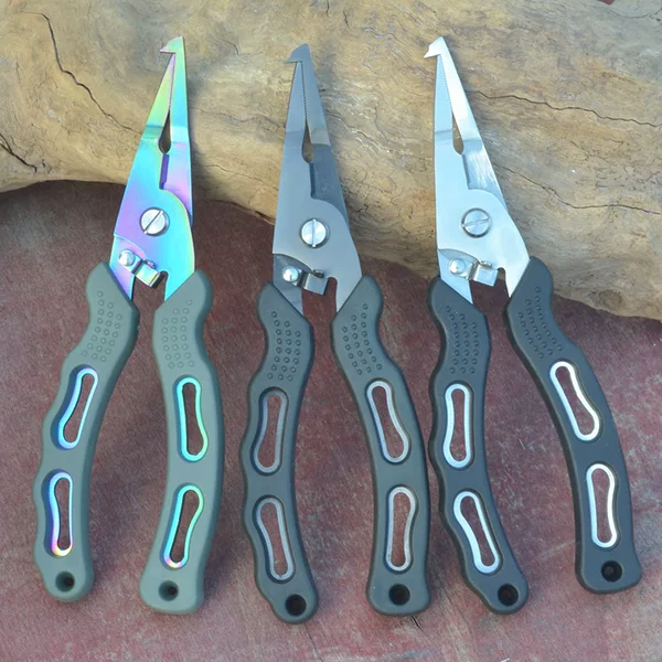 Luya Pliers Hook-off Pliers Fish Control Fishing Shear Fishing Tools Sea Fishing Wire Cutting Pliers Aluminum Alloy Fish Control Pliers Side Shear