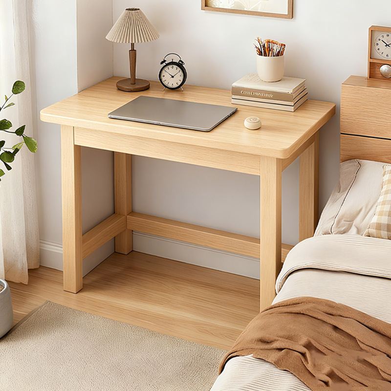 Escritorio de madera maciza dormitorio doméstico mesas de estudio mesas de escritorio pequeñas contra la pared mesas de alquiler mesas de computadora simple