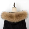 Raccoon color*14*75 fur collar