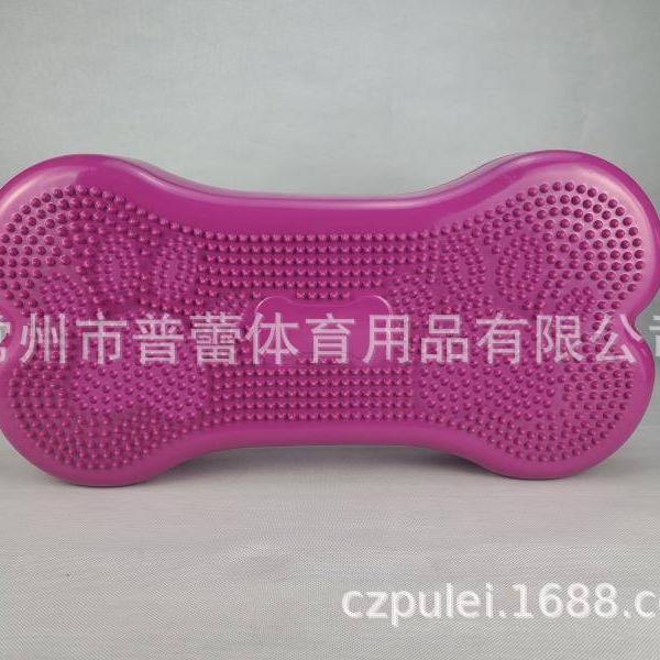 PVC inflatable bone balance pad for pet dog fitness bone