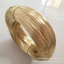 厂家直供H65铜丝线T2紫铜线黄铜线红铜线线黄铜扁丝切割调直上盘