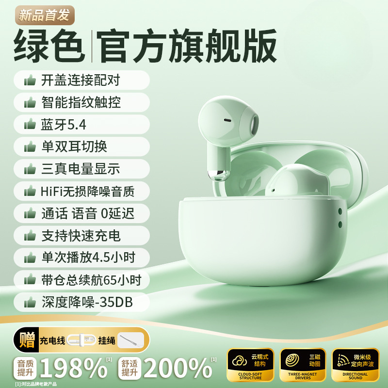 原装蓝牙耳机真无线入耳式降噪运动听歌游戏超长续航2025新款|undefined