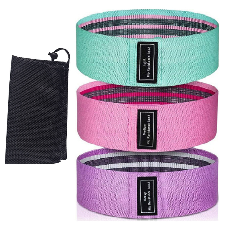 Juego de tres piezas de tira antideslizante incorporada rosa verde violeta (LOGO neutral)