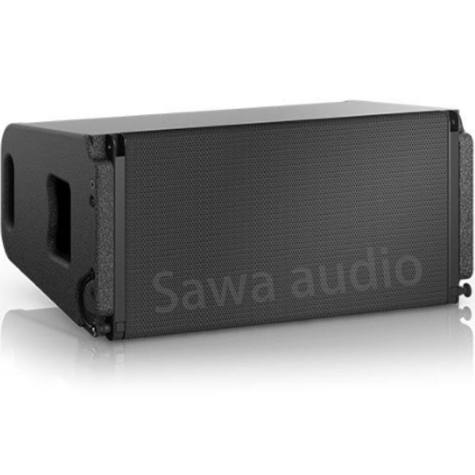 Audio de matriz de línea de frecuencia completa dual de 10 pulgadas Concierto profesional al aire libre Altavoz de escenario de barra de conferencia de audio de alta potencia