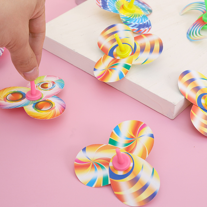 DIY Tarjeta de papel de montaje de giroscopio transfronteriza Venta caliente de color giroscopio pequeños juguetes al por mayor Yiwu ventas directas de la fábrica