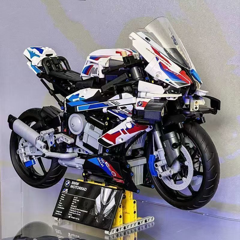 新しいオールインワン大型 BMW m1000rr オートバイビルディングブロックモデル高難易度組み立ておもちゃ男の子の誕生日|undefined