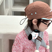 男儿童围巾女童宝宝围脖套脖婴儿秋冬季萌保暖韩版潮防风小孩围巾
