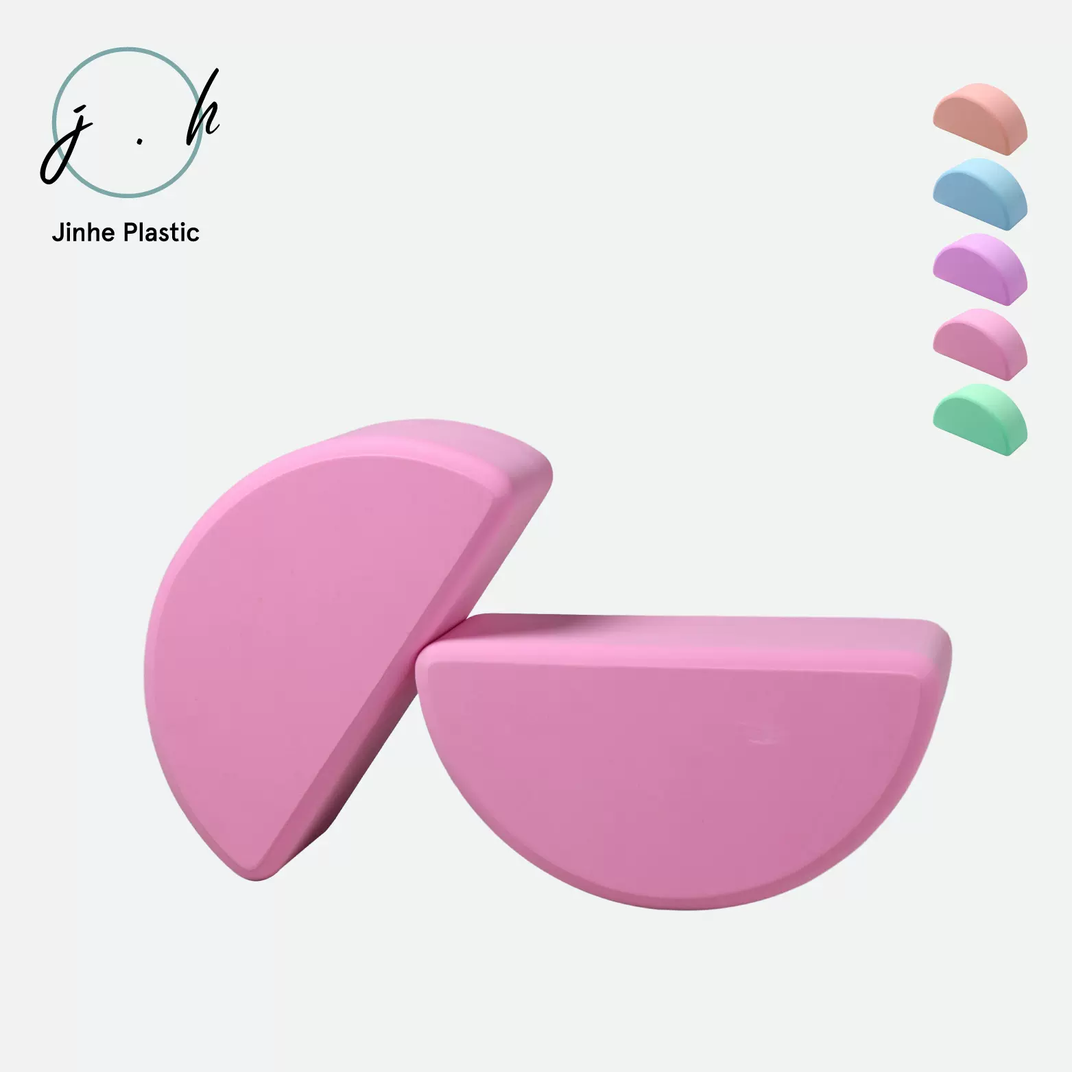 工厂可定制颜色新款造型防滑抗磨高密度瑜伽辅助用品EVA瑜伽砖