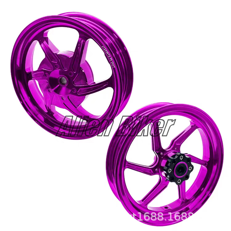 Suitable for Honda GIORNO125 motorcycle modification, new aluminum alloy CNC front and rear electric motorcycle wheel hubs