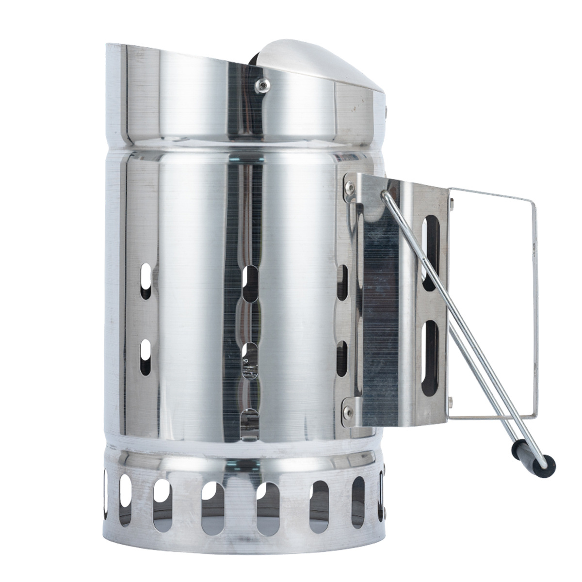 304 stainless steel metal hardware ignition carbon barrel processing custom metal stamping stretching barbecue special raw carbon furnace