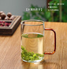 Heat -resistant glass cup with handle milk cup office transparent glass cup soaked tea cup cold water cup home