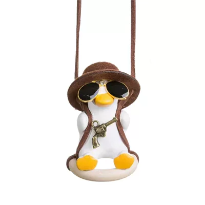 Duck Car Pendant Swing Car Rearview – Car hanging - tire-coffee-cap-pistol