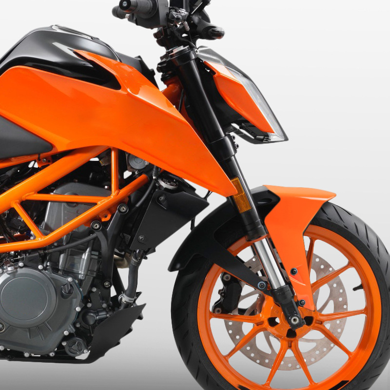 KTM Duke 125 250 390 17-23 デュークオートバイ用フロントサンドガード、フロントマッドガード、フロントマッドフラップに適用|undefined