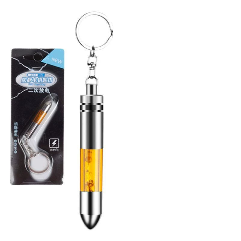 Anti-static electric physiological keychain