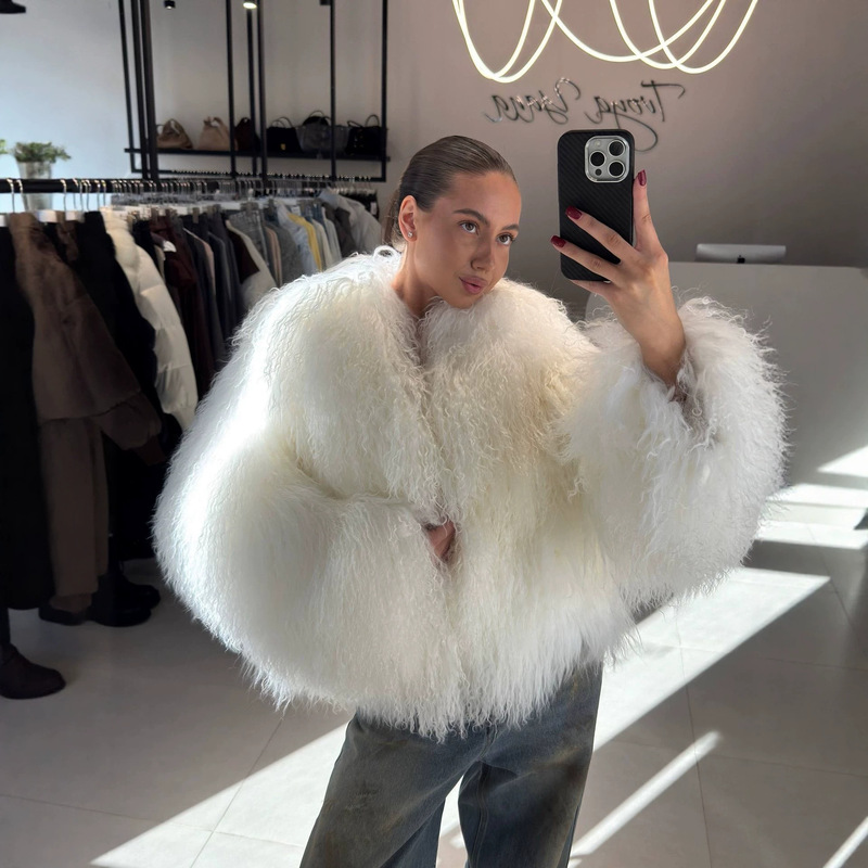 European and American Autumn and Winter New Faux Fur Coat for Women, Short Style, Street Style Long Fur Cardigan, Plush Jacket European and American Autumn and Winter New Faux Fur Coat for Women, Short Style, Street Style Long Fur Cardigan, Plush Jacket