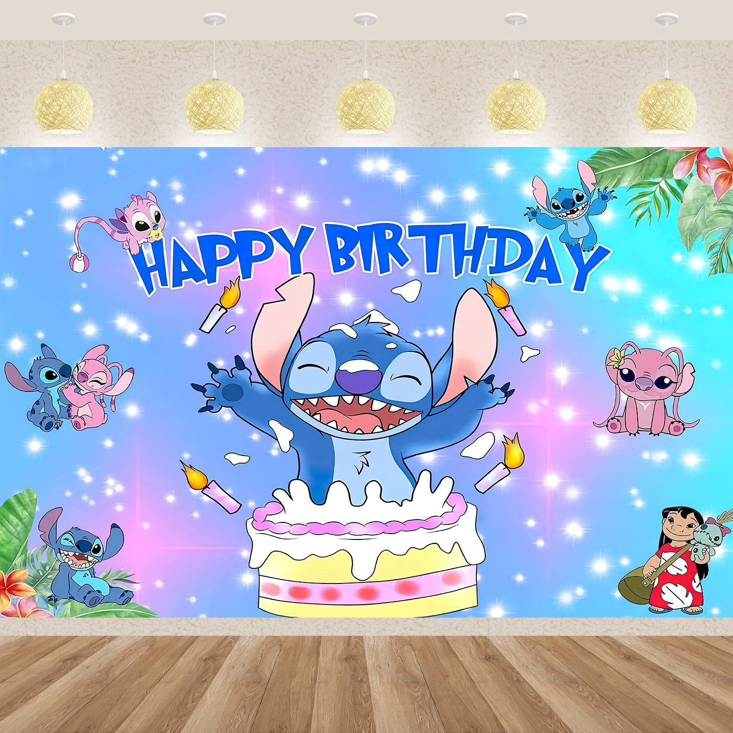 Трансграничная Amazon новая фоновая ткань популярная фоновая ткань с вышивкой детская вечеринка по случаю Дня Рождения фоновая ткань для фотографий ткань