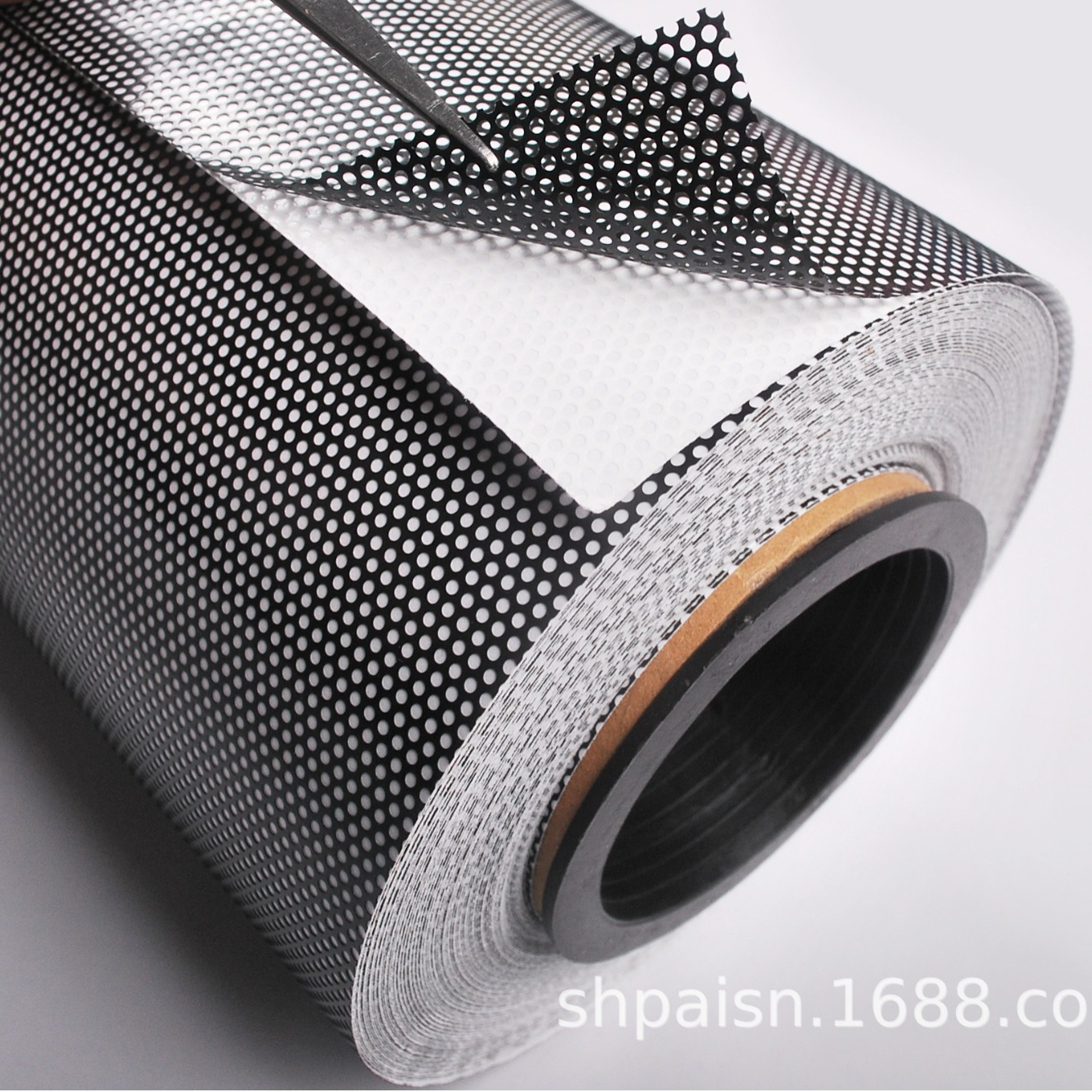 镂空小孔玻璃贴网眼滤光膜防晒窗贴黑色打孔透气散热遮光遮光防晒