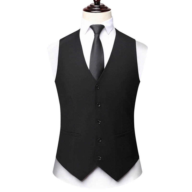 Костюм-жилет Мужской приталенный деловой костюм в Корейском стиле Деловая одежда свадебное платье жениха жилет костюма подружки невесты сзади