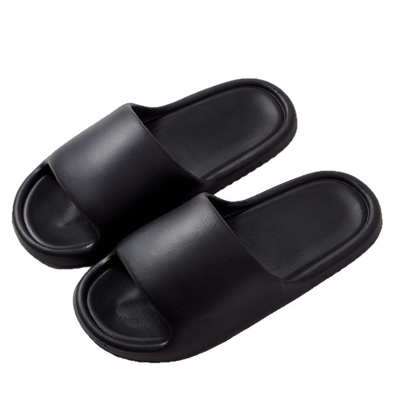 Baño en el hogar antideslizante fondo grueso zapatillas de mierda para mujeres de verano para hombres zapatillas frías para hombres de verano para el interior