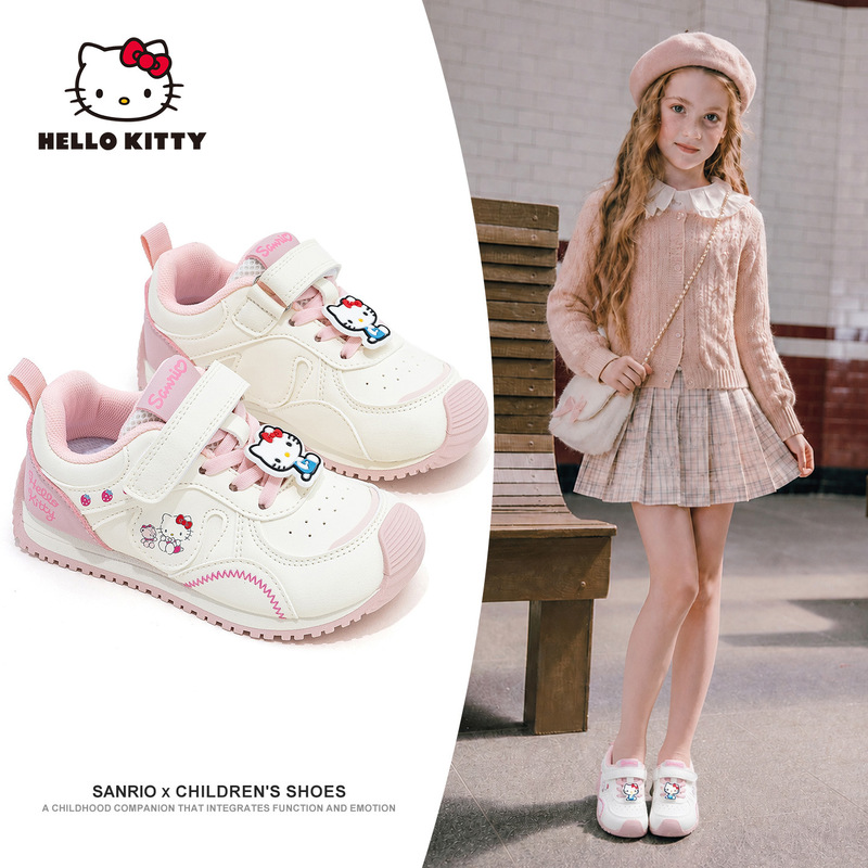 Hellokitty children's shoes, girls' sneakers, new autumn stylish versatile outdoor running children's sneakers Hellokitty children's shoes, girls' sneakers, new autumn stylish versatile outdoor running children's sneakers