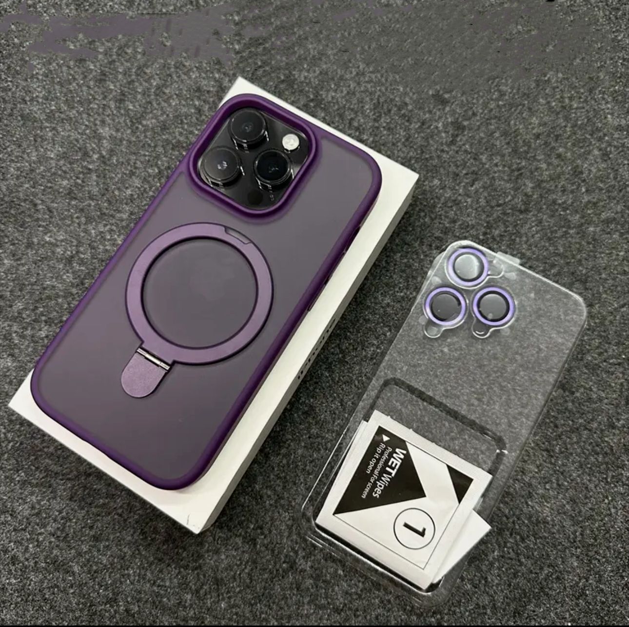 반투명 받침대 [다크 나이트 퍼플]