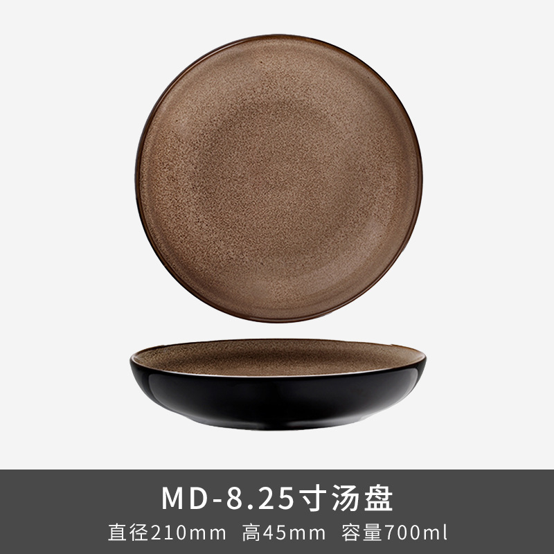 Transfronterizos LZ LICang cerámica cubiertos de ensalada de frutas de lujo ligero platos de arroz tazas de té caseras